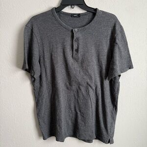 Men’s L Dark Gray Vince Hurley Casual Basic Normcore Everyday Wear Tee Shirt